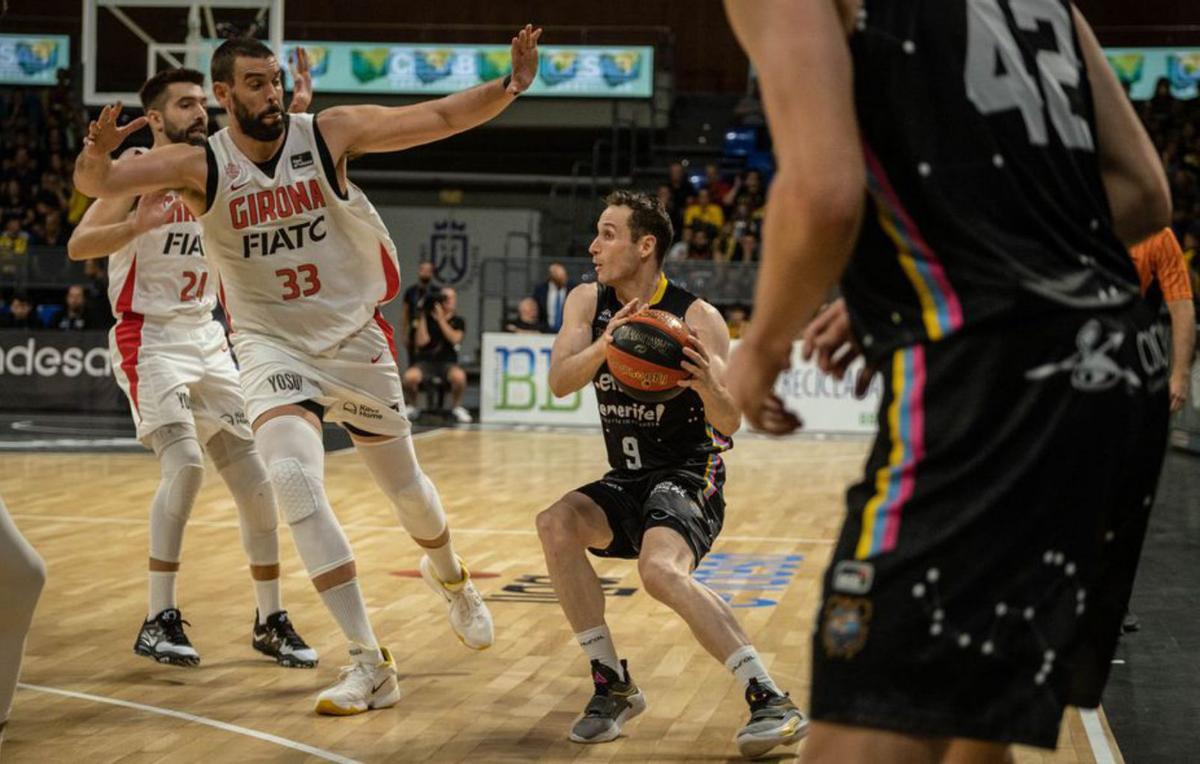 Marcelinho Huertas, el incombustible del Lenovo Tenerife. | | ANDRÉS GUTIÉRREZ