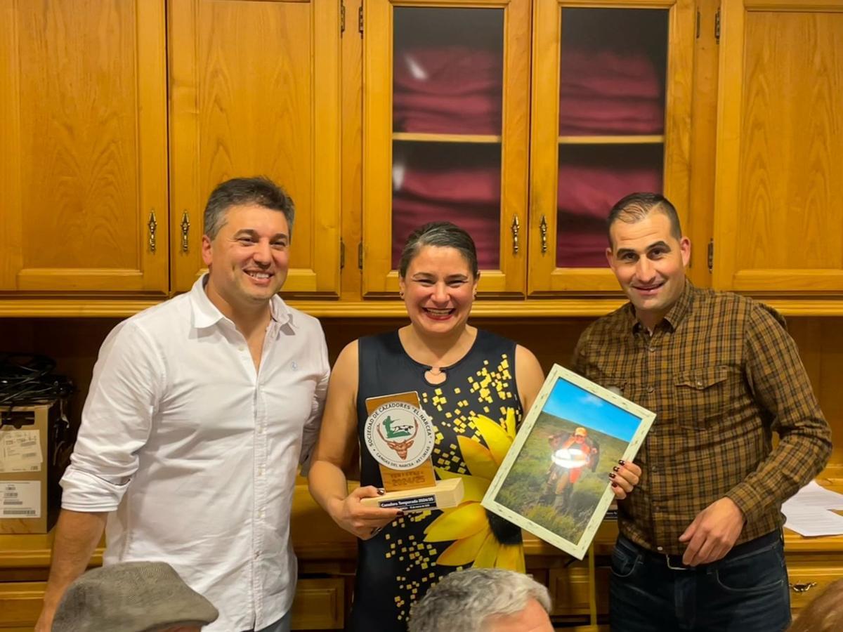 Por la izquierda, Luis Marcos, Itziar García y Francisco Cuétara.