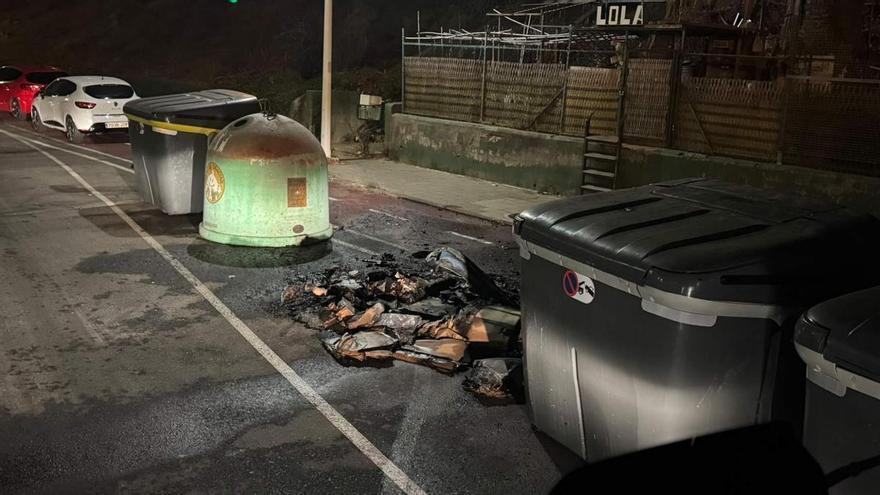 Un vecino graba a un presunto pirómano y acaba detenido en Jinámar