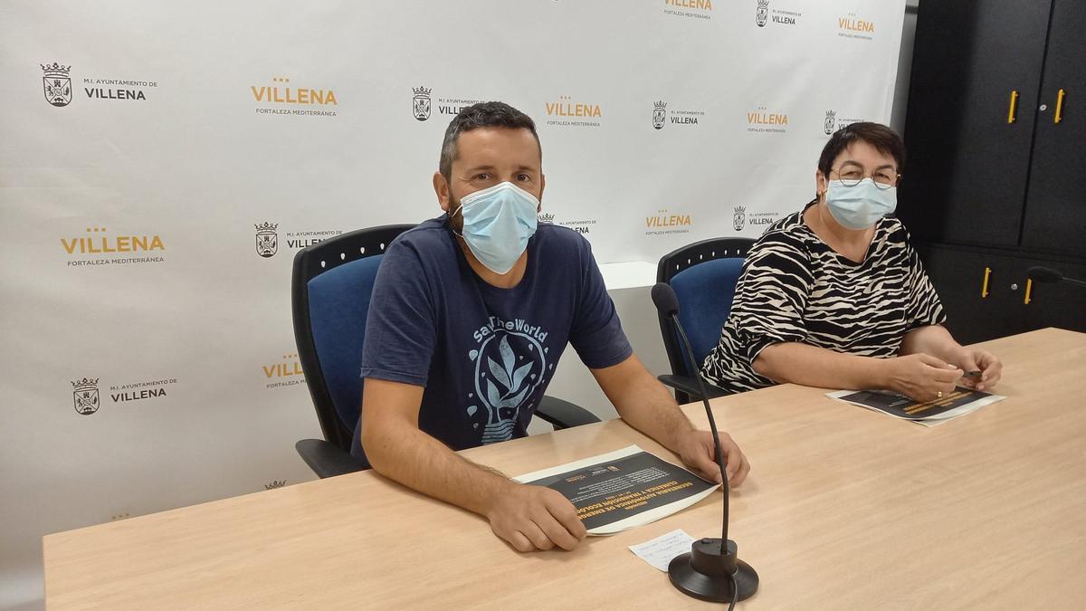 Los concejales de Medio Ambiente, Francisco Iniesta, e Infraestructuras Verde, Paula García.