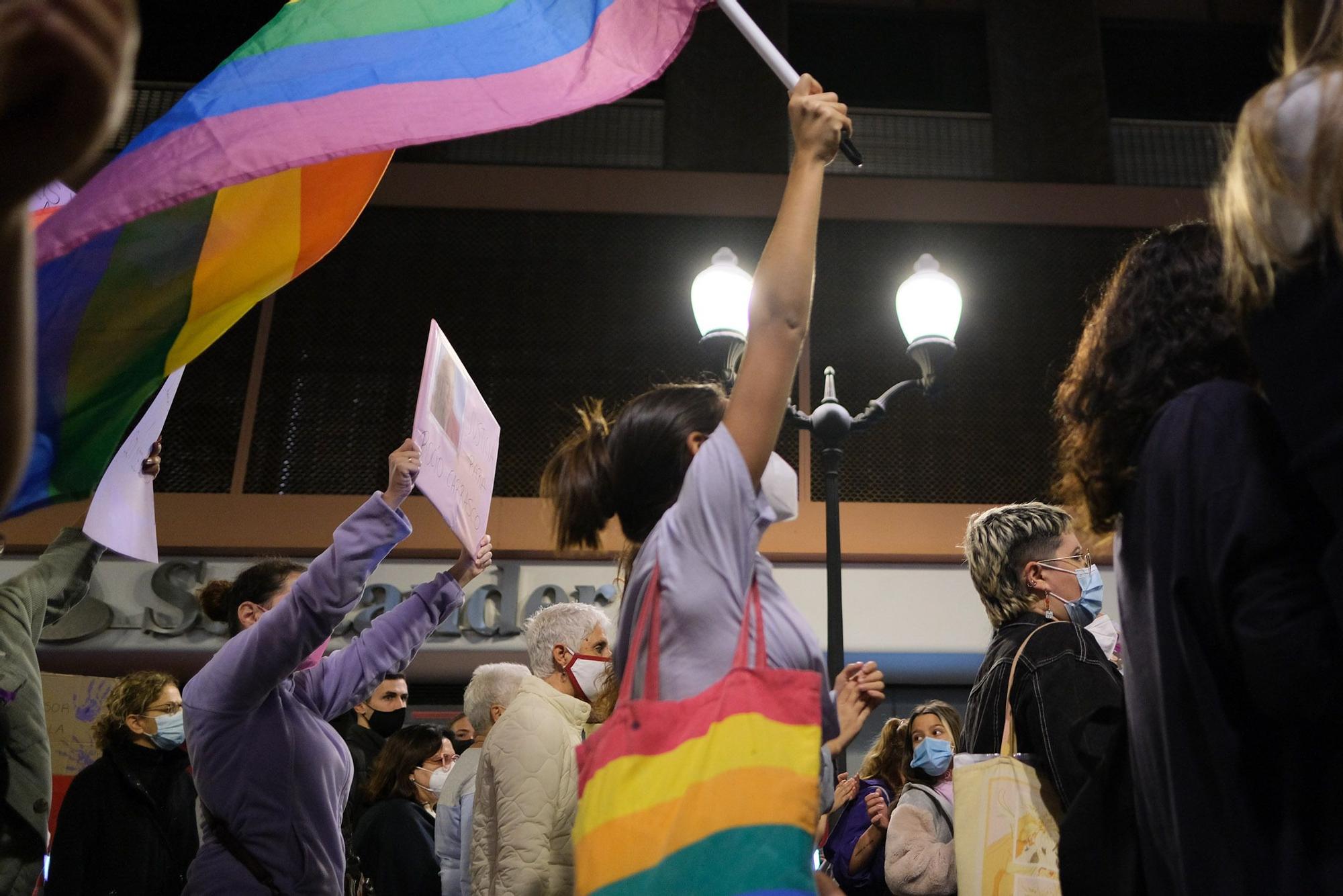 Manifestación del 25N en Las Palmas de Gran Canaria