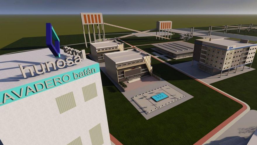 Una recreación de la transformación empresarial del lavadero de El Batán promovida por el campus de Mieres a través de su concurso de ideas. |