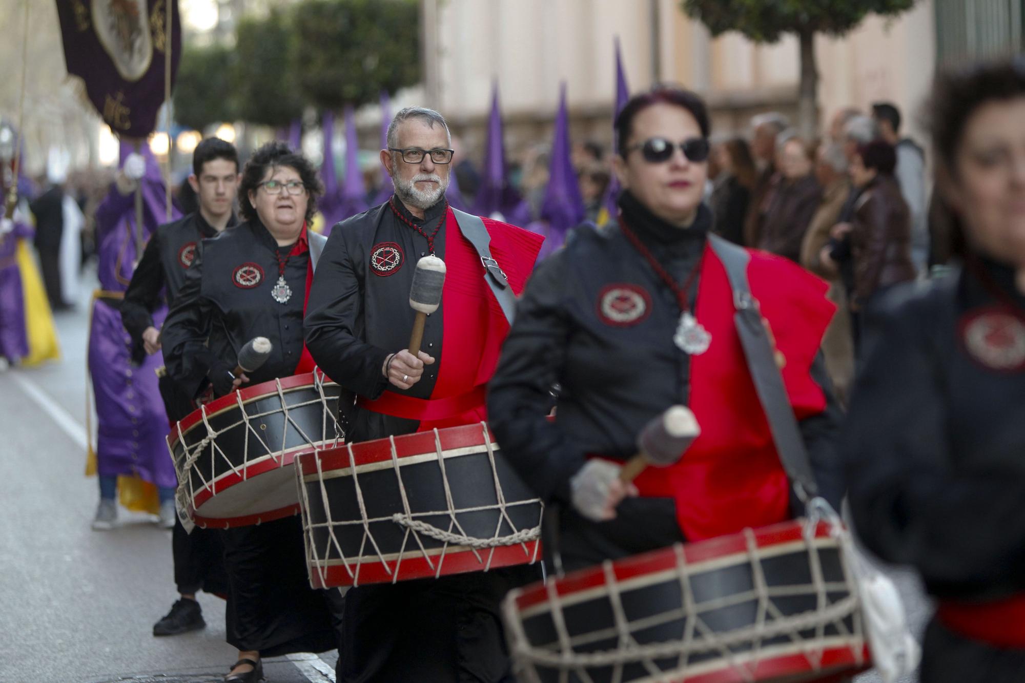 Las imágenes de las últimas procesiones de Viernes Santo en el Port de Sagunt.