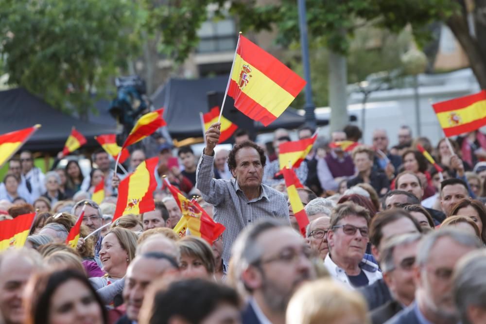 Pablo Casado visita Murcia un día antes del cierre de campaña