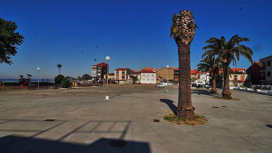 Plaza de O Regueiro, en A Illa de Arousa.