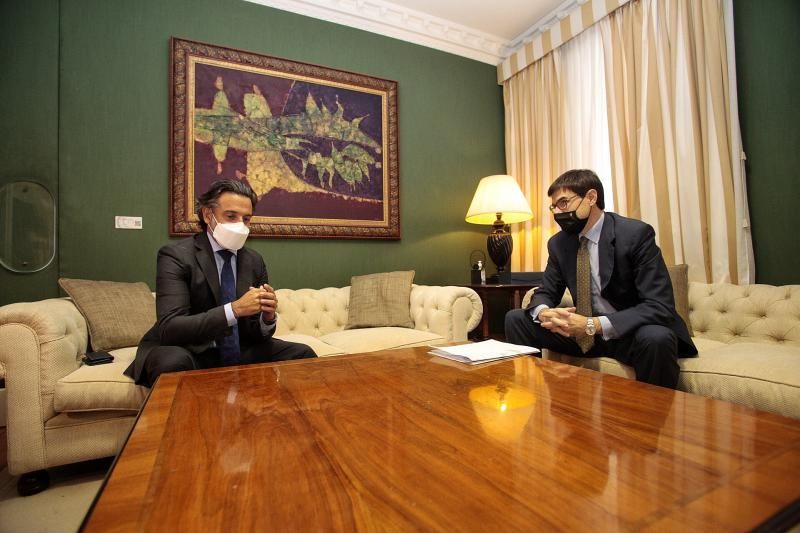 Reunión entre el presidente del Parlamento y el Secretario de Estado para la Unión Europea