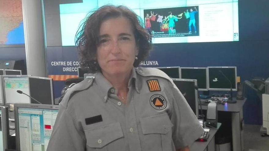 La responsable d&#039;informació de Protecció Civil de la Generalitat, Xesca Baró