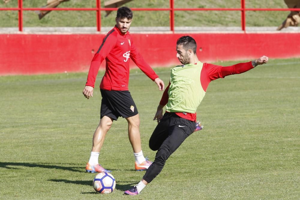 Entrenamiento del Sporting