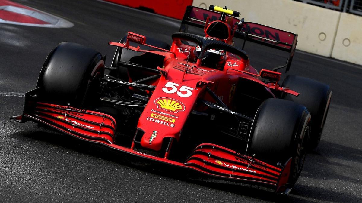 Carlos Sainz este domingo el Gran Premio de Azerbaiyán