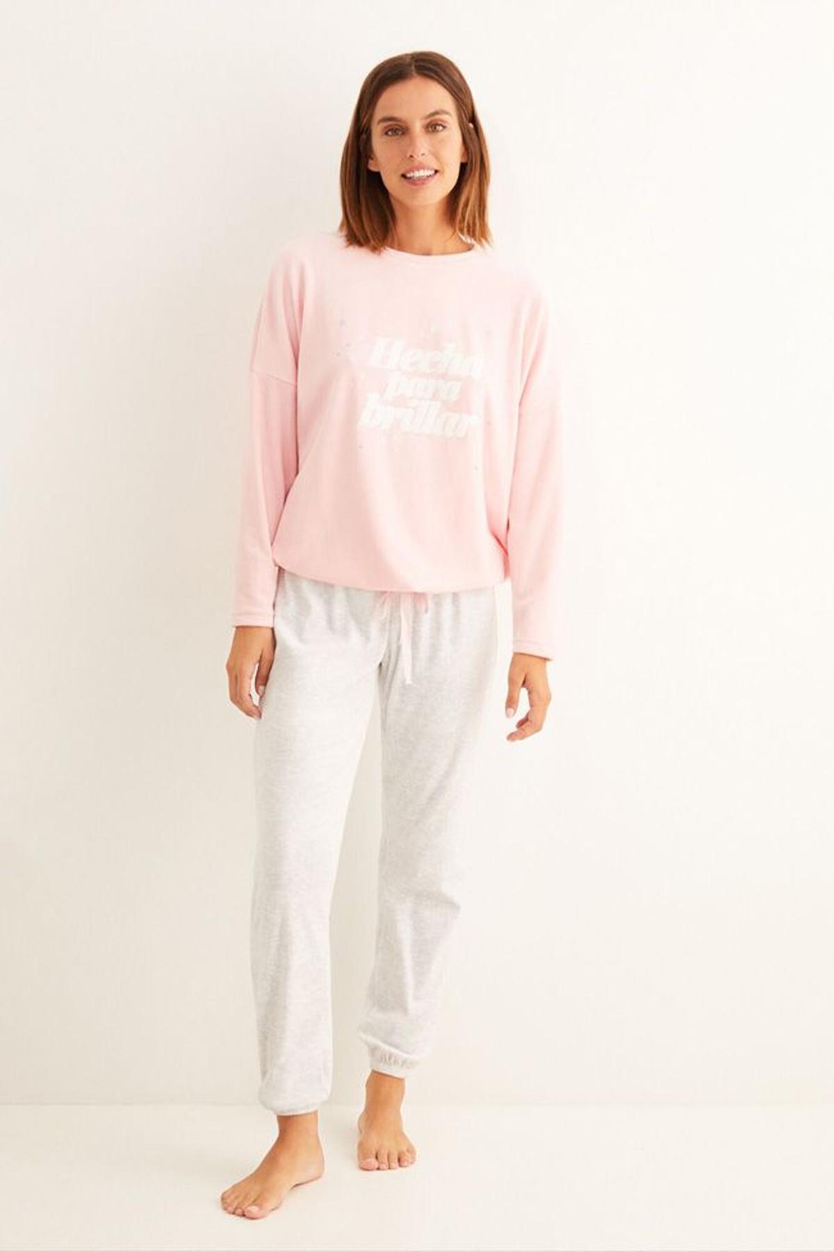 Pijama largo 'velour', de la colección de La Vecina Rubia para Women'secret