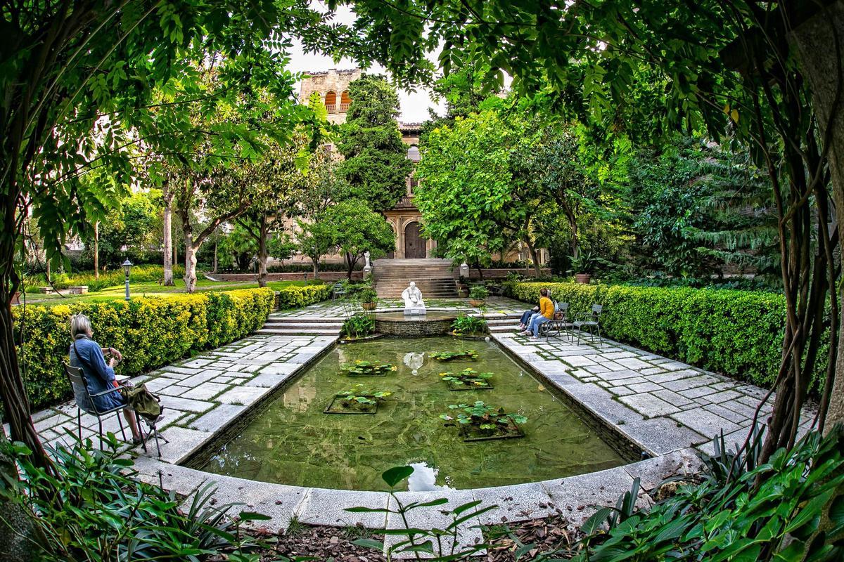 Jardines de la mansión Ramonet, ahora abiertos al público, obra de Rubió i Tudurí