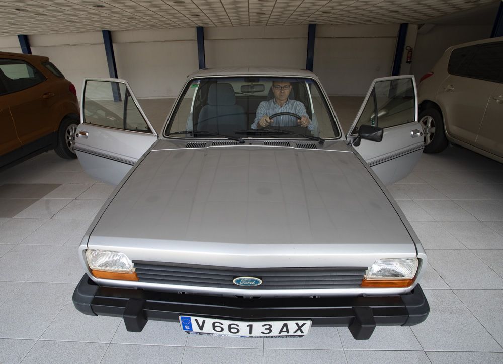 Así era el primer modelo del mítico Ford Fiesta de 1976.