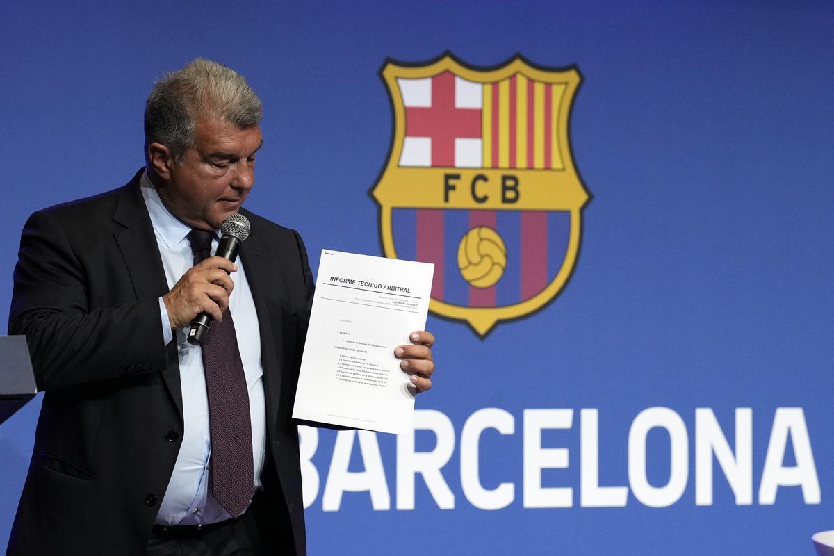 Joan Laporta comparece por el caso Negreira