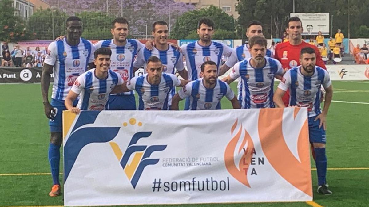 Once inicial del Crevillente, en la final del play-off frente al Pantacona