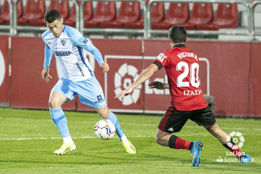 Las imágenes del CD Mirandés - Málaga CF, que cierra la 27ª jornada de LaLiga SmartBank