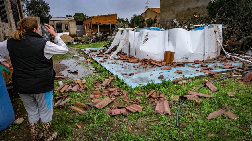 La borrasca Juan mantiene a Extremadura en riesgo por inundaciones