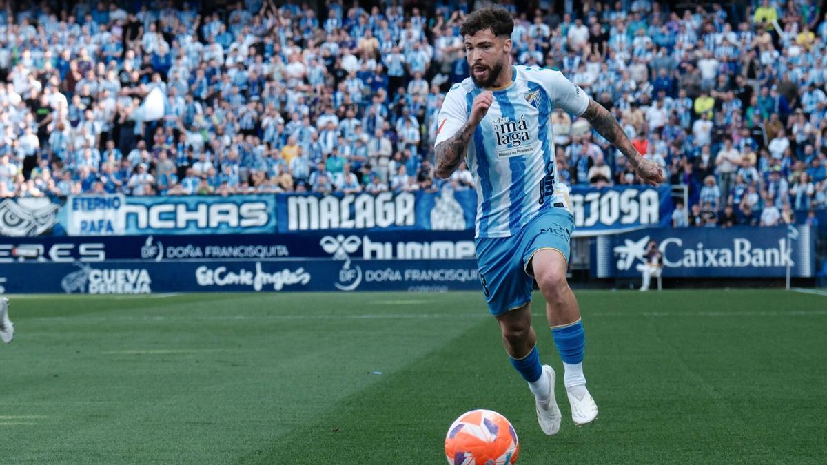 La Rosaleda. Liga Hypermotion. Jornada 34 Málaga CF vs Córdoba CF