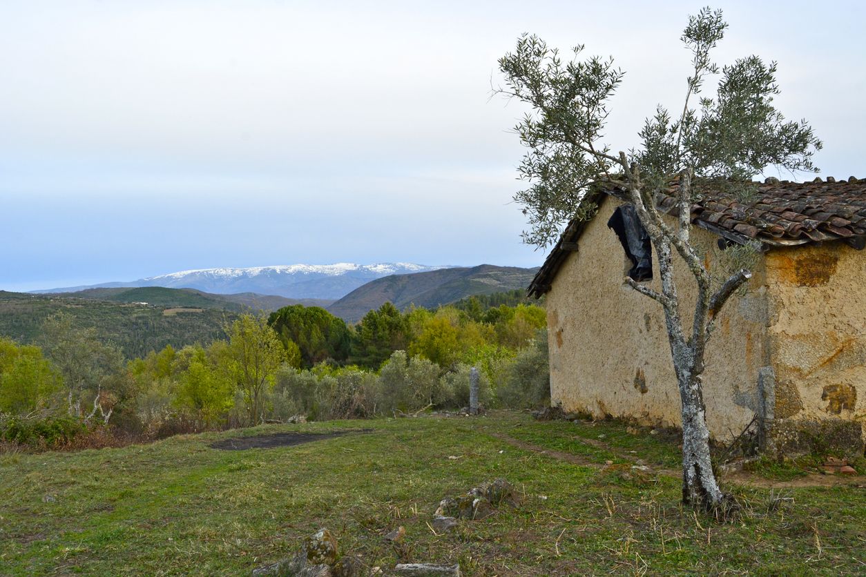 Las afueras de Miranda del Castañar