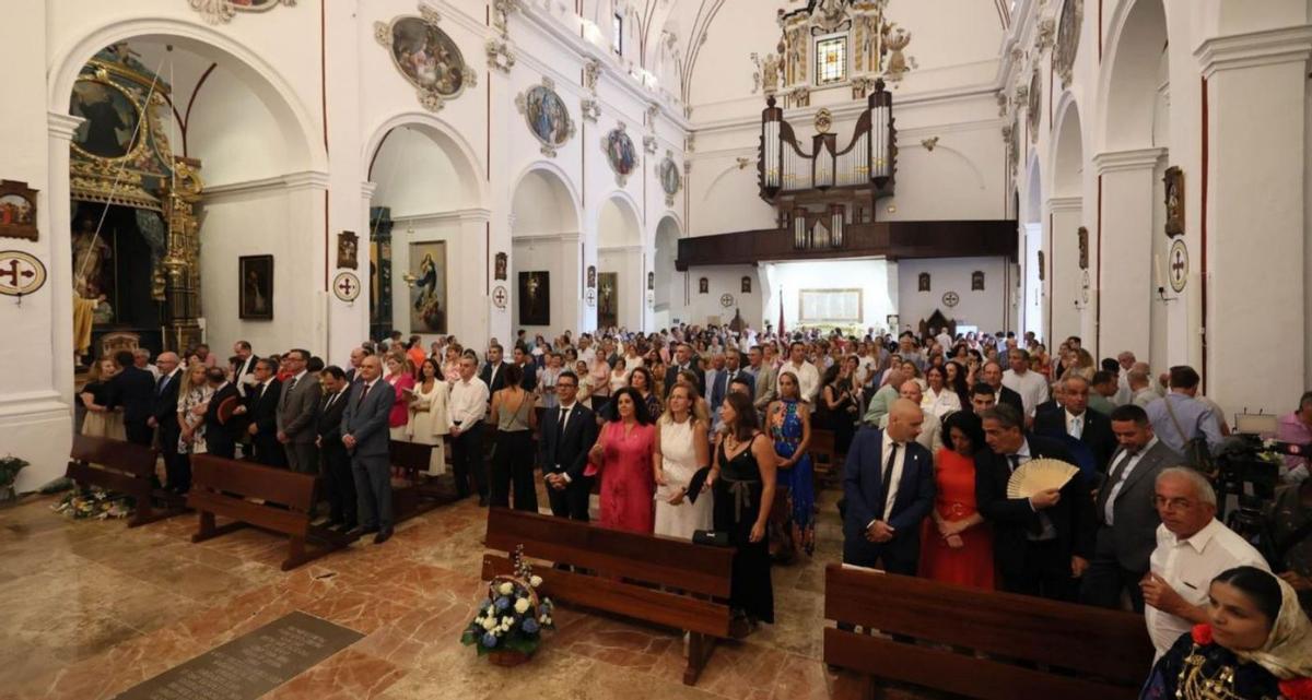 La misa de Santa Maria celebrada en 2024. | | MARCELO SASTRE