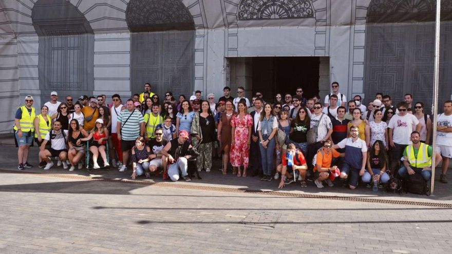 ONCE youth visit the institution within its national forum