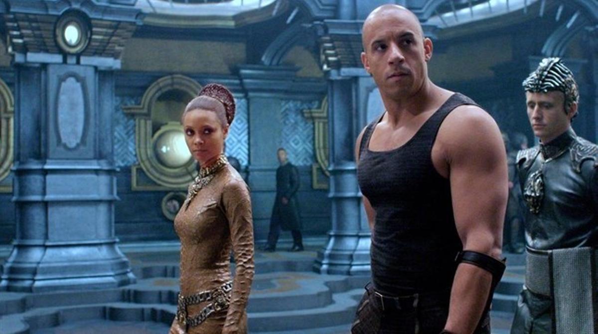 Vin Diesel, en una escena de la pel·lícula ’Riddick’.