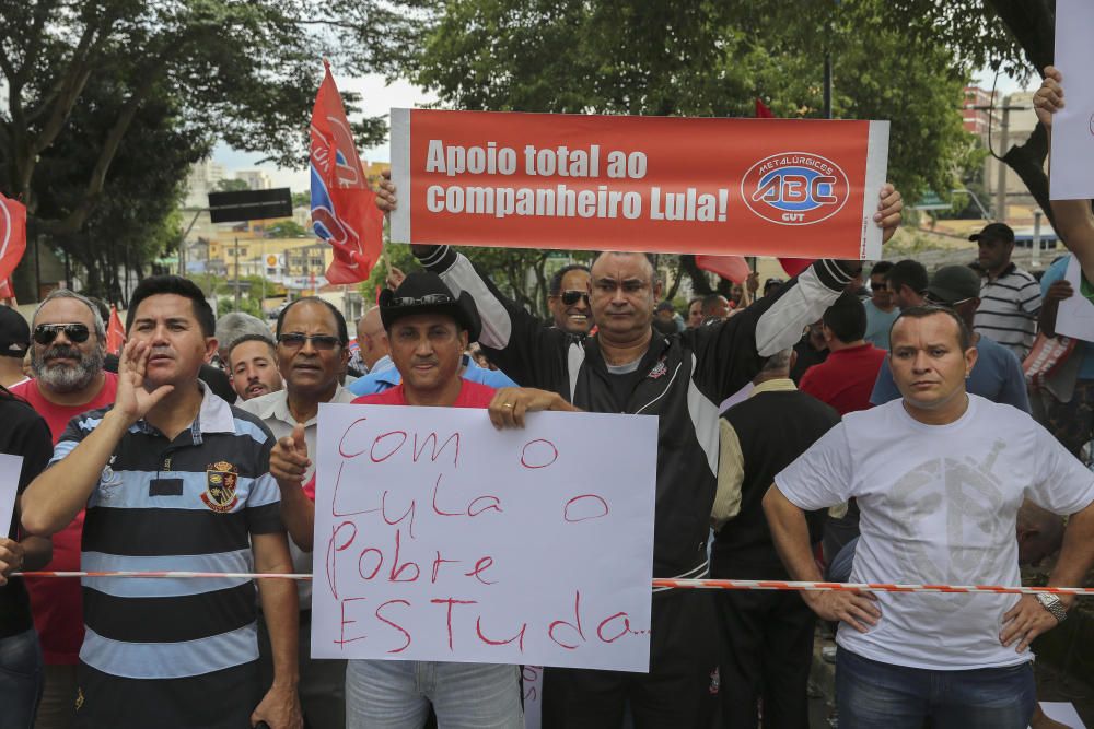 Protestas en Brasil tras la detención de Lula