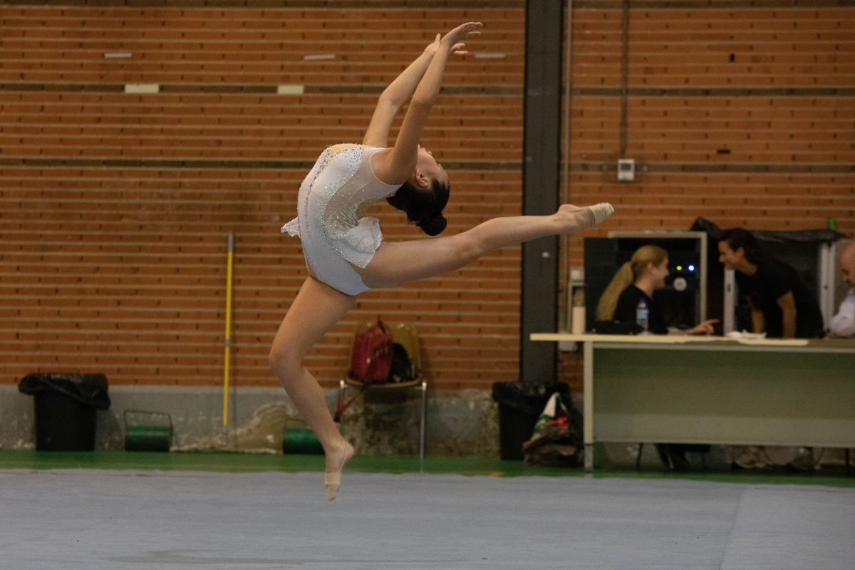 Exhibición gimnástica del Club Mapecca.