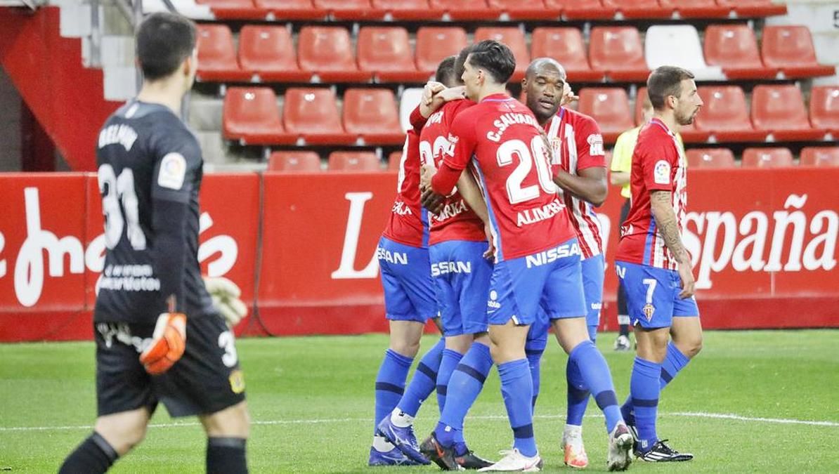 El Sporting de Gijón ha hilvanado cuatro jornadas seguidas sumando puntos