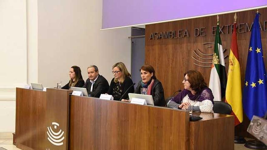 La Asamblea de Extremadura se centra en la violencia machista en el Día de la Mujer