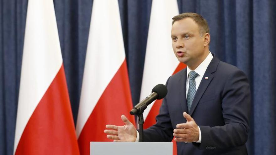 El presidente polaco, Andrzej Duda