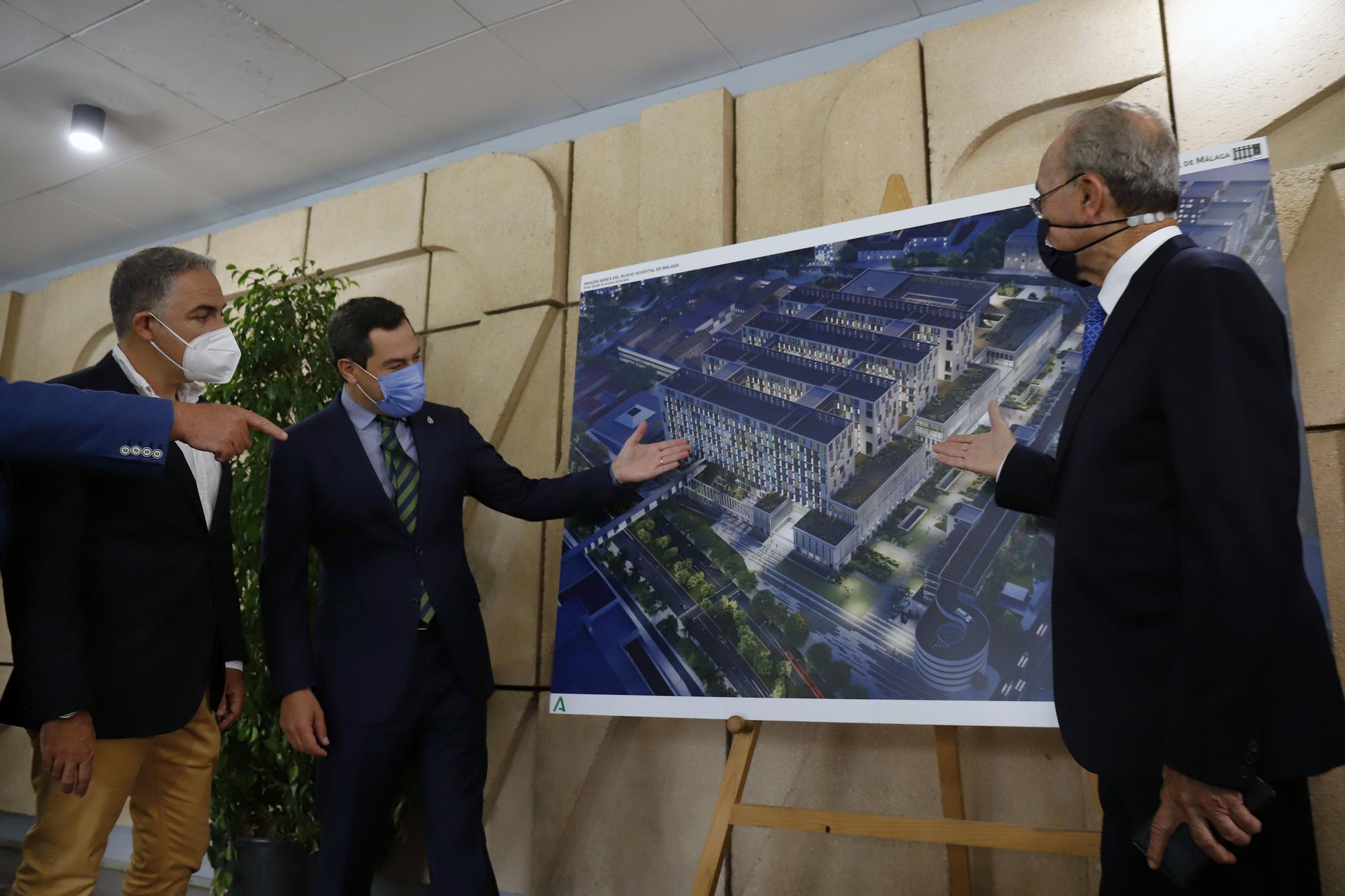 Presentación del anteproyecto del tercer hospital de Málaga.