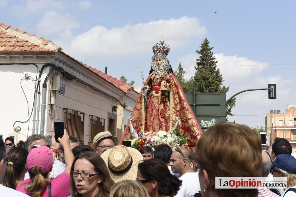 Romería de la Virgen de la Fuensanta: Paso por Alg