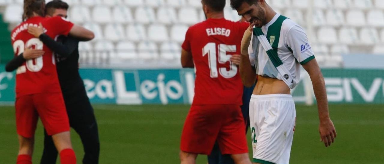 Bernardo Cruz, tras un encuentro del Córdoba CF en El Arcángel, hace dos campañas.