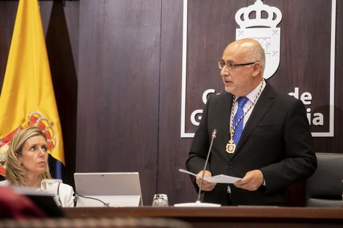 22.06.19. Las Palmas de Gran Canaria. El Cabildo de Gran Canaria celebra el pleno de constitución de la nueva corporación, con Antonio Morales como presidente, al haber sido el candidato más votado. Foto Quique Curbelo  | 22/06/2019 | Fotógrafo: Quique Curbelo