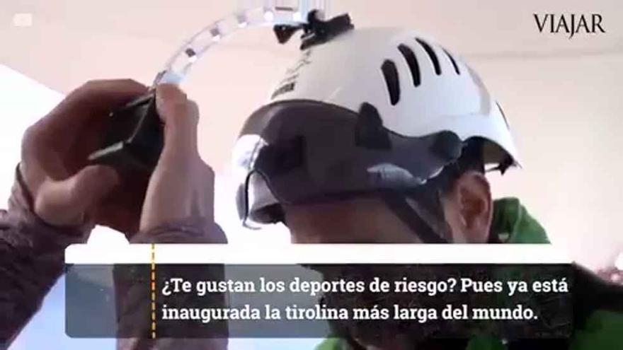 La tirolina más larga del mundo