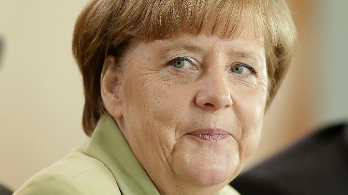 La cancellera alemanya, Angela Merkel, va protagonitzar aquest dimecres una sèrie de trobades amb ciutadans.