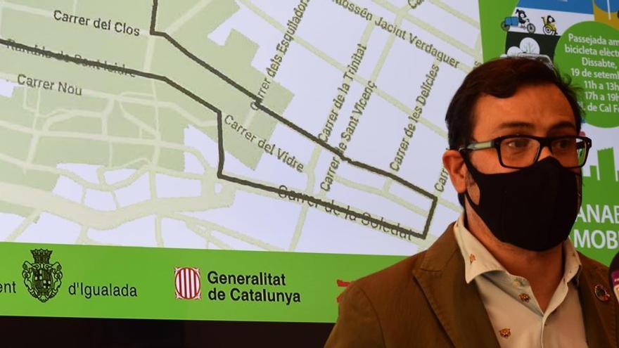 Miquel Vives, regidor de mobilitat de l&#039;Ajuntament d&#039;Igualada