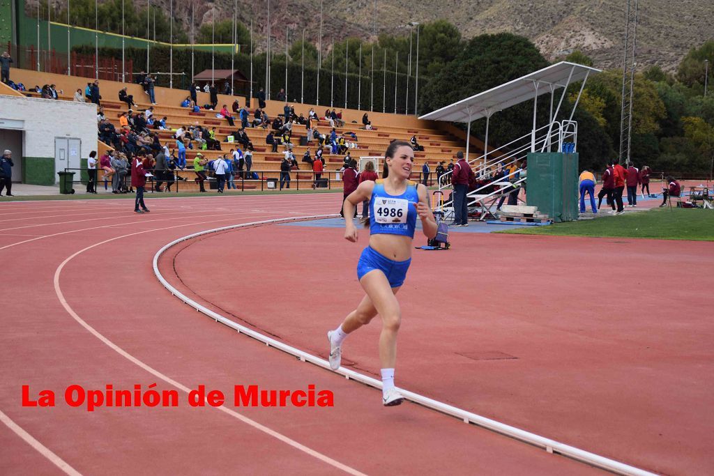 Regional absoluto y sub-23 de atletismo en Lorca