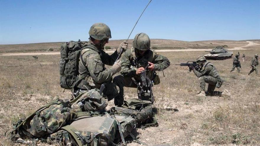 La Brigada Aragón I del ejercicio en Zaragoza y Pirineos