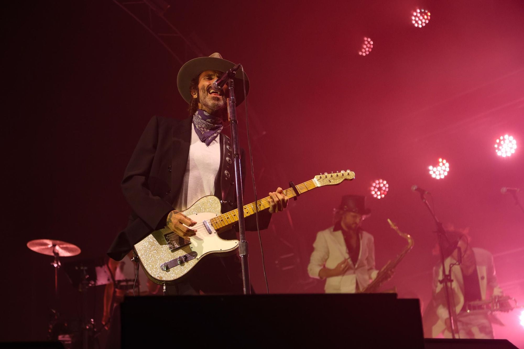 Leiva en el Muelle de Batería de A Coruña