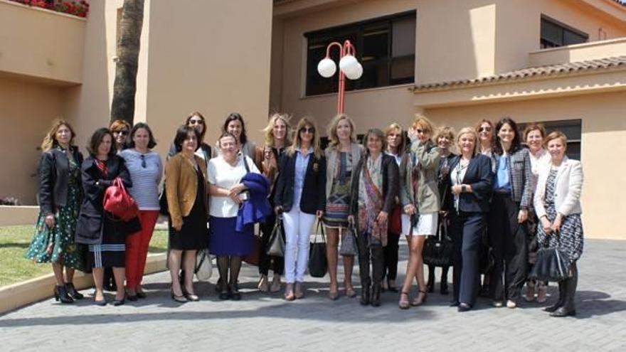 Eva Alcón tras su reunión con miembros de la Asociación Networking Directivas Castelló.