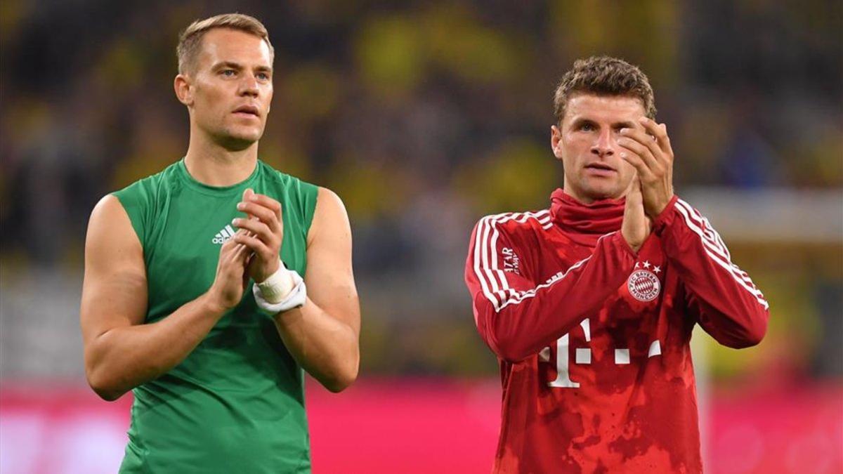 Neuer y Müller, dos leyendas del Bayern