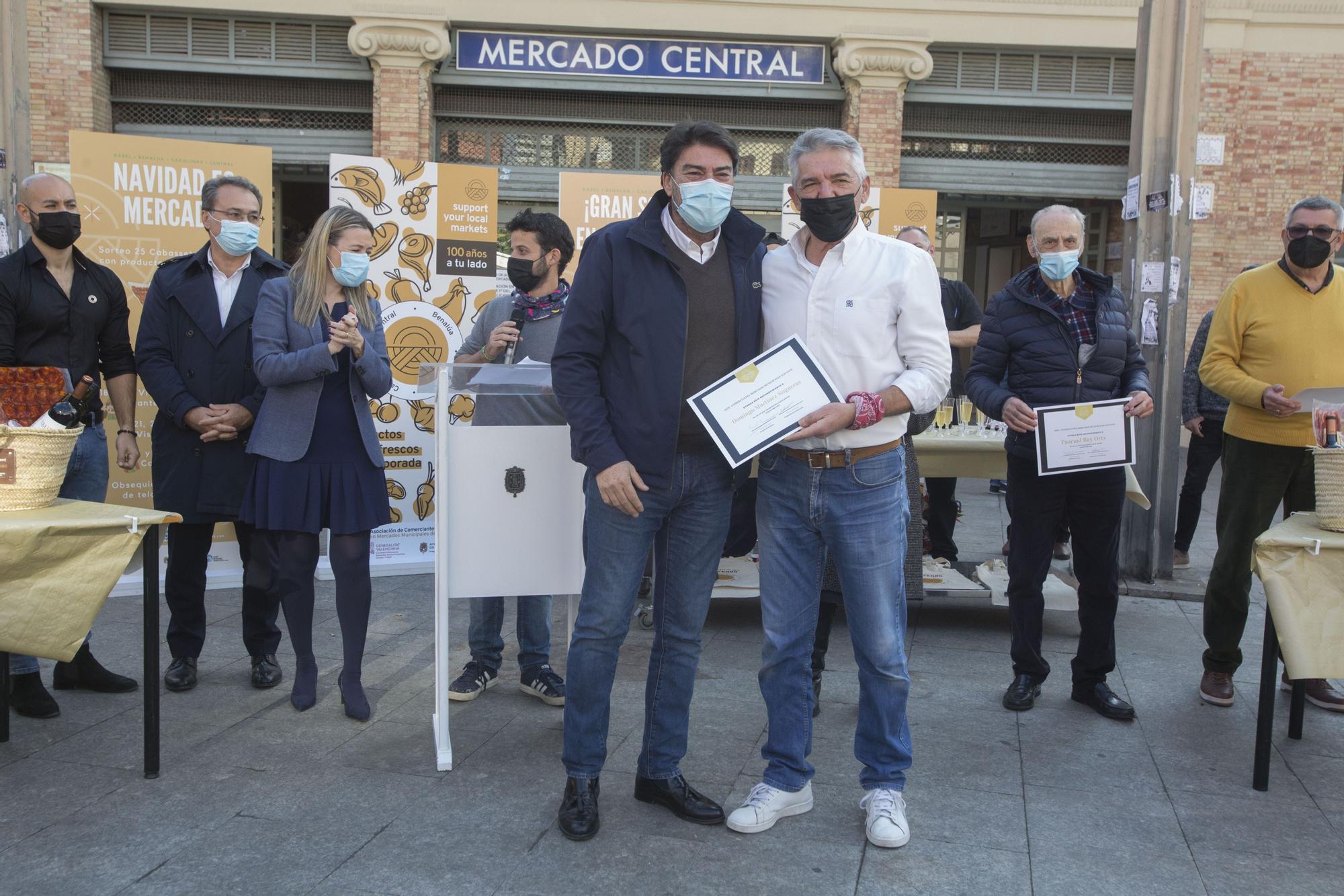 Brindis de Navidad de los mercados municipales