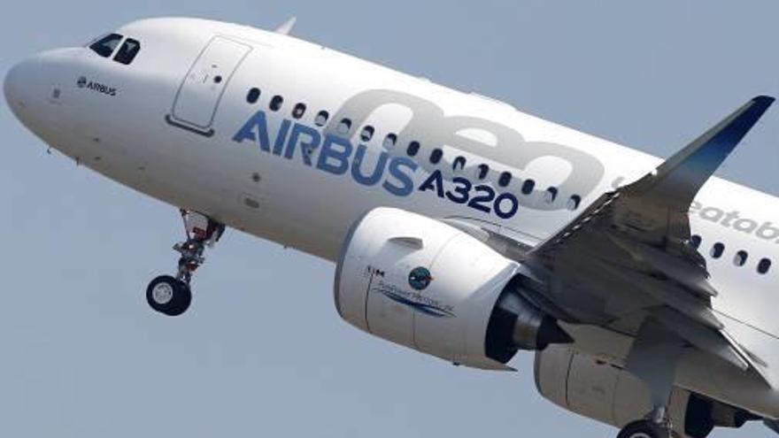 Un Airbus A320 en ple vol