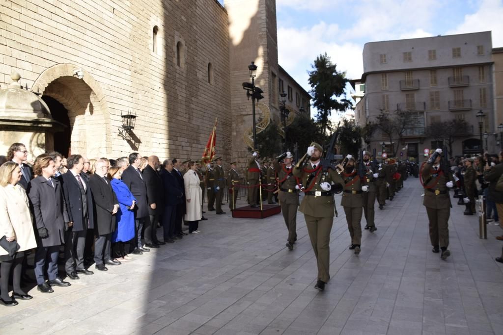 Prohens asiste a la celebración de la 'Pascua Militar' en el Palacio de la Almudaina