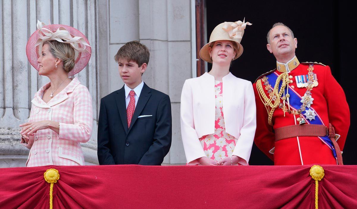 Los condes de Wessex y sus hijos en las celebraciones del Jubileo de Platino de Isabel II