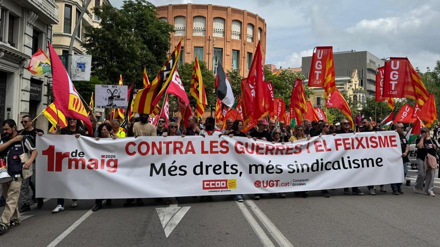 Vídeo: El sindicalisme surt al carrer contra les guerres i la pèrdua de poder adquisitiu