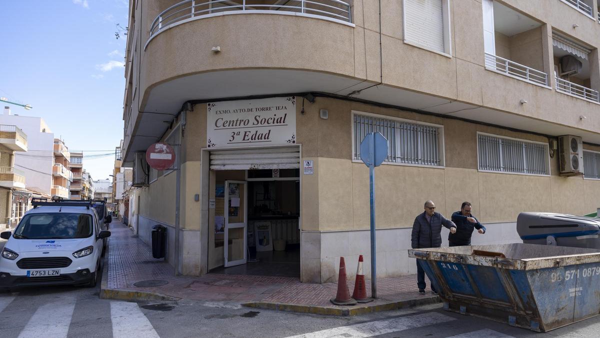 Centro de la Tercera Edad de Pedro Lorca, en el que se están llevando a cabo las obras