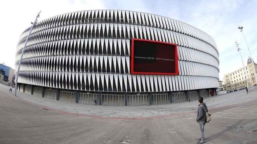 Imagen exterior del campo de San Mamés.