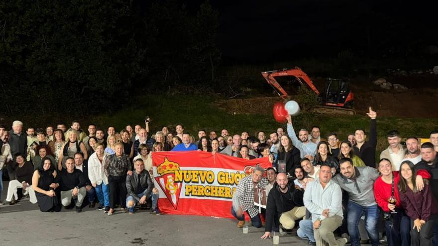 Aniversario de la peña sportinguista Nuevo Gijón-Perchera